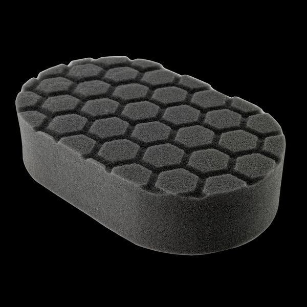 Аппликатор пенополиуретановый для полировки 3 фаза Hex-logic black finishing h& Pad, черный, Chemical Guys BUFX203 фото