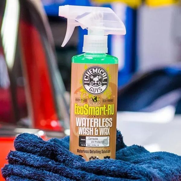 Средство для сухой мойки с воском спрей Ecosmart waterless car wash & Wax, Chemical Guys, 473 мл WAC707RU_16 фото