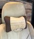 Подушки в машину на підголівник MONACO, CarFashion, бежевий/шоколад, 2 шт 41150 фото 1