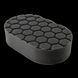 Аппликатор пенополиуретановый для полировки 3 фаза Hex-logic black finishing h& Pad, черный, Chemical Guys BUFX203 фото 2