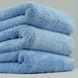 Рушник з мікрофібри, Happy Ending Edgeless Microfiber Towels Blue, 40х40см, 3 шт, синій, Chemical Guys MIC350_03 фото 2