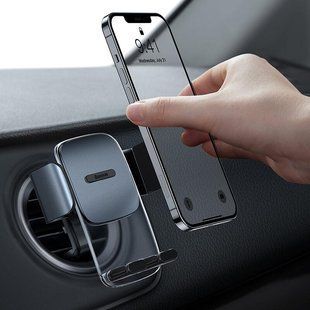 Тримач для телефона в автомобі BASEUS Easy Control Clamp Car Mount Holder (Applicable to Round Air Outlet) |4.7-6.7"| SUYK000201 фото