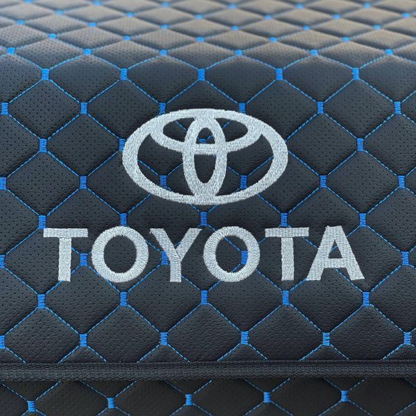 Органайзер в багажник с вышивкой Toyota, черный, 65 см, автомобильный органайзер в авто 000007188 фото