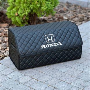 Органайзер в багажник с вышивкой Honda, черный, 65 см, автомобильный органайзер в авто ORG65-HONDA-02 фото