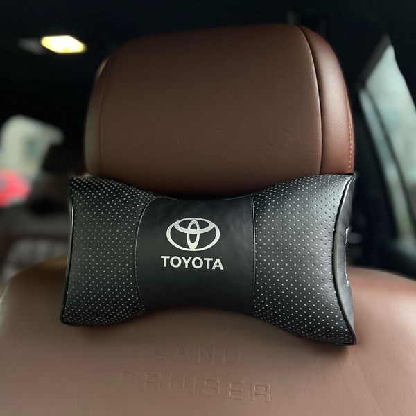 Подушка в машину на подголовник TOYOTA (Тойота), белый, 1 шт ORTG-TOYOTA-WHI фото