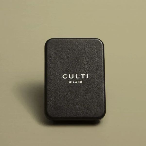 Ароматизатор в машину CULTI Milano CAR LEATHER TAUPE Mareminerale, черный HCULTI02 фото