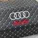 Органайзер у багажник з вишивкою Audi, чорний з білою ниткою, 50 см, автомобільний органайзер в авто 00021091 фото 5