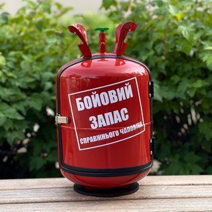 Балон-бар, красный, подарок ко Дню защитника Украины 200040959 фото