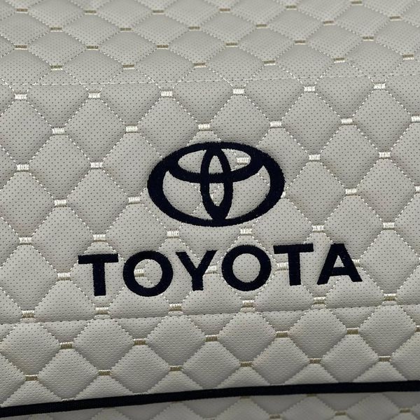 Органайзер в багажник на магните с логотипом Toyota из экокожи, черный, 50 см, сумка в багажник MP02133 фото