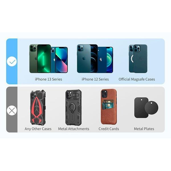 Держатель для телефона в машину 3in1 MagSafe Wireless Car Charger Carvent & Dashboard S6 |5-10W| S6 фото