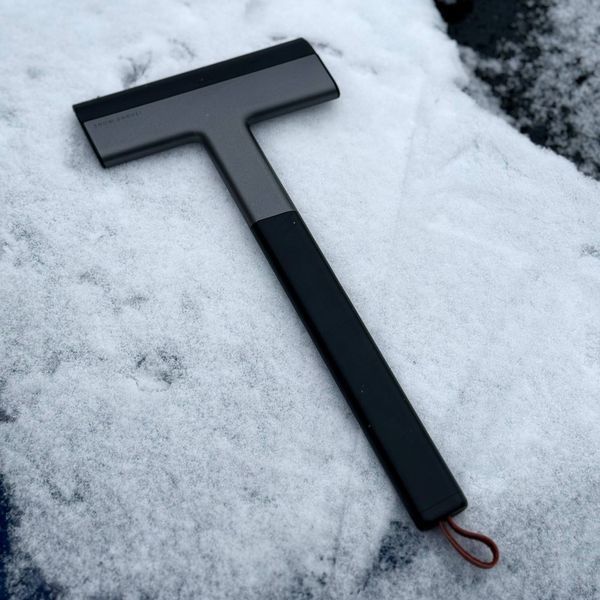 Автомобильный скребок для льда и снега Baseus Quick Clean Car Ice Scraper Черный/ Серый CRQU-01 фото