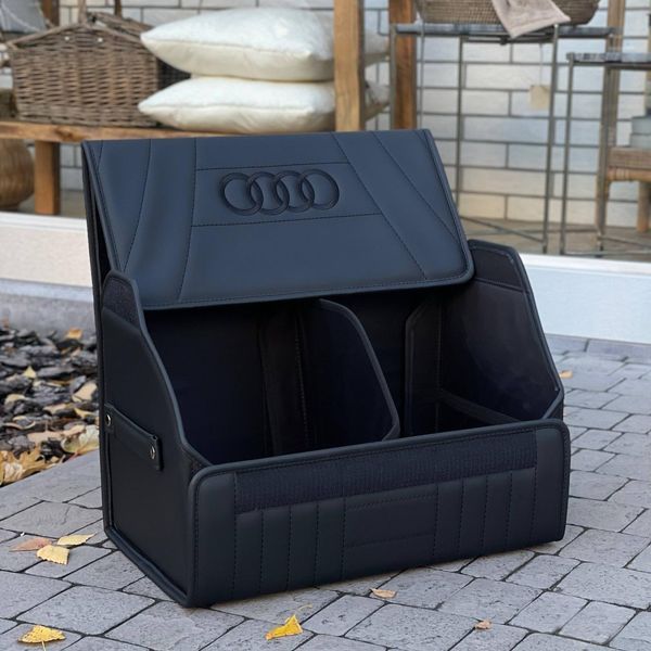 Автомобильный органайзер в багажник Premium Pro Elite с логотипом Audi, размер М 50 см 200041246 фото