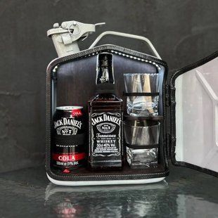 Канистра-бар 5л с подсветкой - оригинальные подарочные наборы для мужчин, мини-бары K5-GRA-G-21 фото