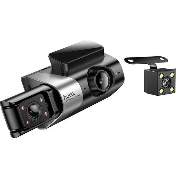 Видеорегистратор HOCO DI64 3-inch screen display driving recorder (720P) Black 200041999 фото