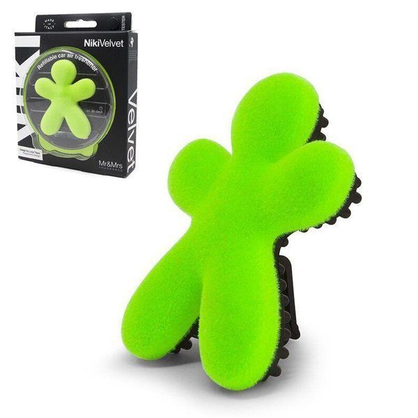 Ароматизатор в машину человечек Mr&Mrs NIKI VELVET Mojito - Green JNIKIVELBX002 фото