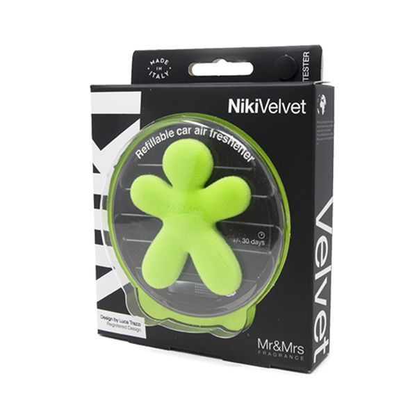 Ароматизатор в машину человечек Mr&Mrs NIKI VELVET Mojito - Green JNIKIVELBX002 фото