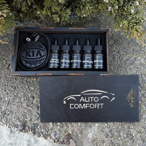 Подарочный набор автомобильных ароматизаторов в машину KIA 000007415 фото