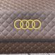 Органайзер у багажник з вишивкою Audi, коричневий, 50 см, автомобільний органайзер в авто 00021164 фото 4