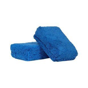Аппликатор из микрофибры, Monster Fluff Premium Applicator, 2 шт, синий, Chemical Guys MIC286_02 фото