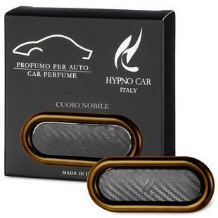 Ароматизатор в авто, карбонова кліпса Hypno Casa, аромат - Cuoio Nobile 00022320 фото
