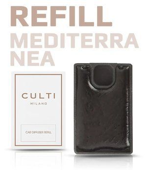 Запасной картридж к ароматизатору в машину CULTI Milano CAR LEATHER REFILL Mediterrania 94891-CLT фото