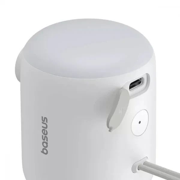 Автомобильный компрессор, PocketGo Portable Air Pump, 1600 mAh, белый, Baseus 200004185 фото