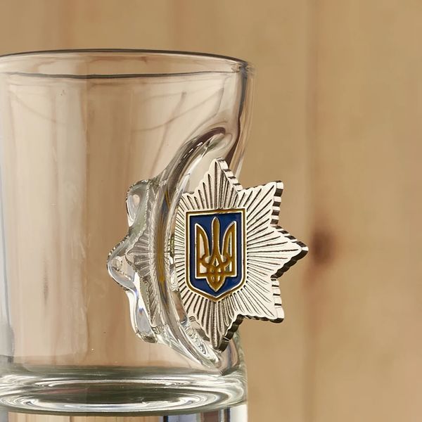 Рюмка с эмблемой Полиции 00021201 фото