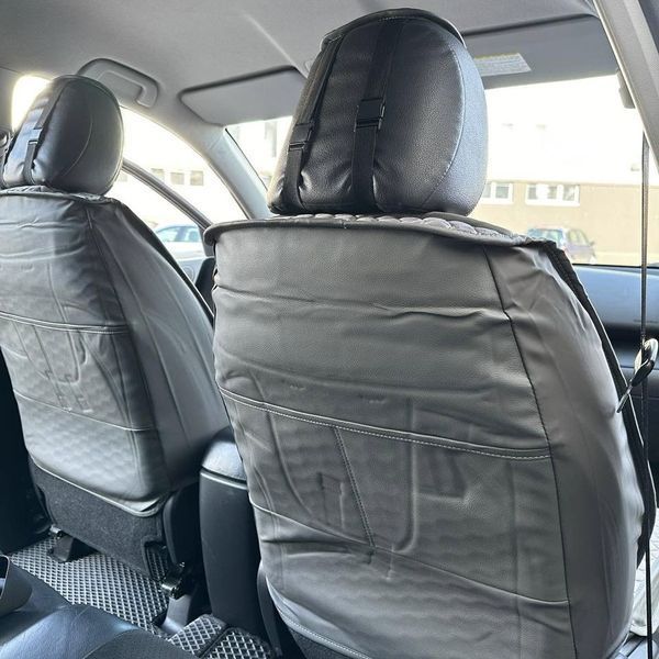 Накидки на сидіння SOTA, CarFashion, комплект, чорний/чорний KSOTA01 фото