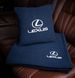 Подушка та плед в автомобіль з логотипом Lexus, флісовий набір FLISET-LEXUS-GRA-GRA фото 3