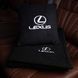 Подушка та плед в автомобіль з логотипом Lexus, флісовий набір FLISET-LEXUS-GRA-GRA фото 2