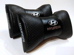 Подушка в машину на подголовник HYUNDAI (Хюндай), черный, 1 шт ORTG-HYUNDAI-BLK фото