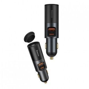 Адаптер автомобильный Baseus CCBX-120C 120W (2&times;USB/Type-C, черный) CCBT-C0G фото