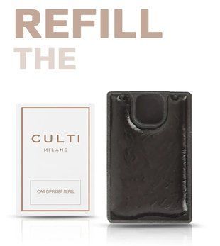 Запасной картридж к ароматизатору в машину CULTI Milano CAR LEATHER REFILL The HCULTI09 фото