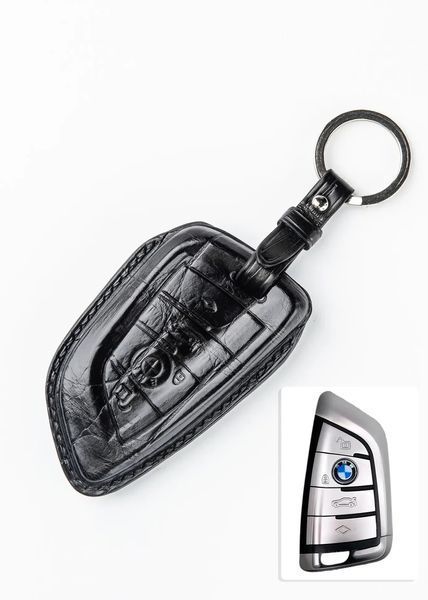 Шкіряний чохол для ключа BMW (БМВ) зі шкіри крокодила TM-815 TM-815-BM33 фото