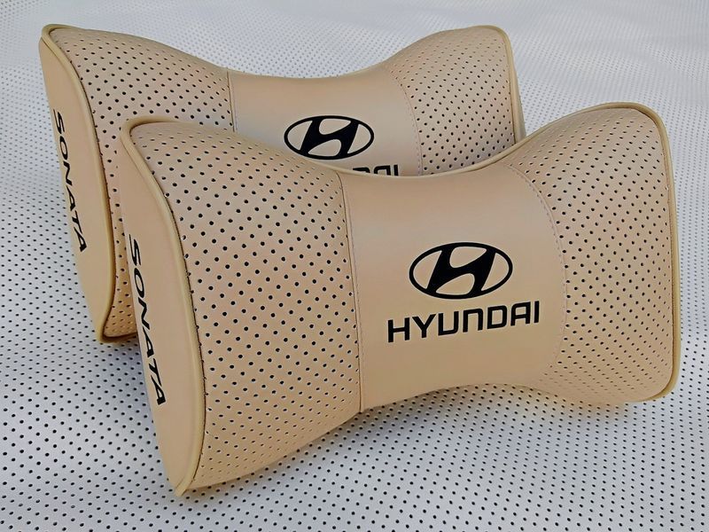 Подушка в машину на подголовник HYUNDAI (Хюндай), черный, 1 шт ORTG-HYUNDAI-BLK фото