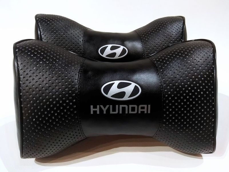 Подушка в машину на подголовник HYUNDAI (Хюндай), черный, 1 шт ORTG-HYUNDAI-BLK фото
