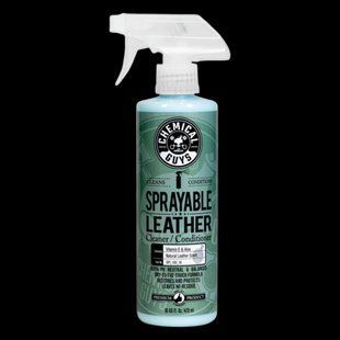 Очиститель и кондиционер для кожи Sprayable leather cleaner & Conditioner, Chemical Guys, 473 мл SPI103_16 фото