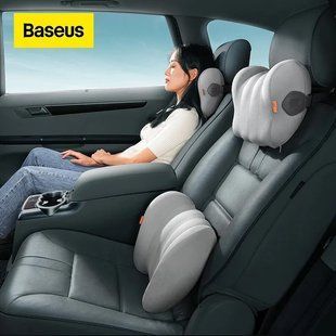 Подушка в машину під спину ComfortRide, Baseus, сірий CNYZ000013 фото