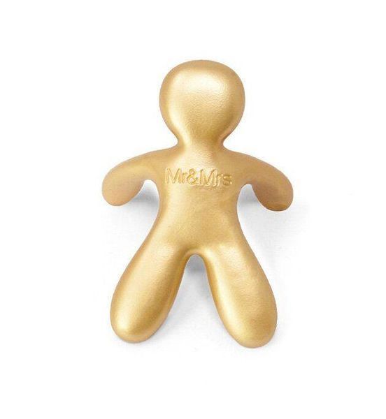 Ароматизатор в машину человечек Mr&Mrs CESARE BLISTER Noble Oud - Gold 000005021 фото