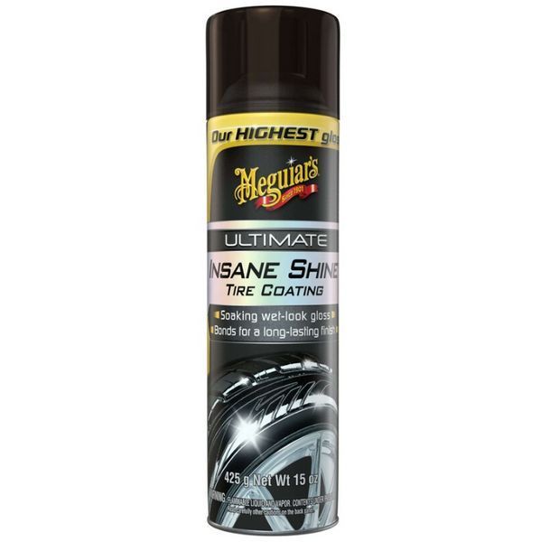 Спрей для чернения шин аэрозольный, Ultimate Insane Shine&trade; Tire Coating, Meguiar's, 425 г G190315 фото