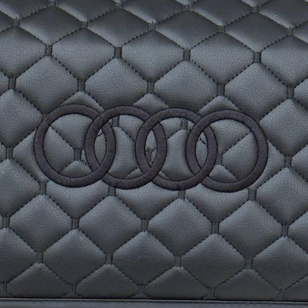 Органайзер в багажник с вышивкой Audi, черный, 50 см, автомобильный органайзер в авто 200041871 фото