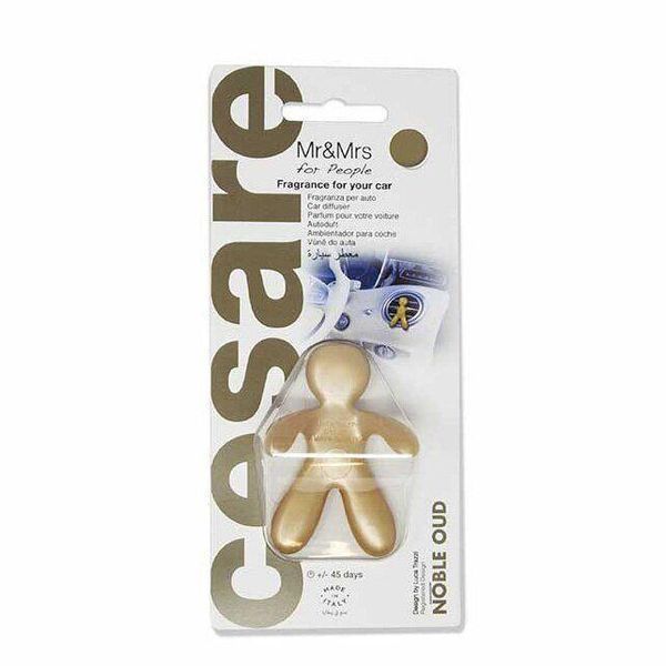 Ароматизатор в машину человечек Mr&Mrs CESARE BLISTER Noble Oud - Gold 000005021 фото