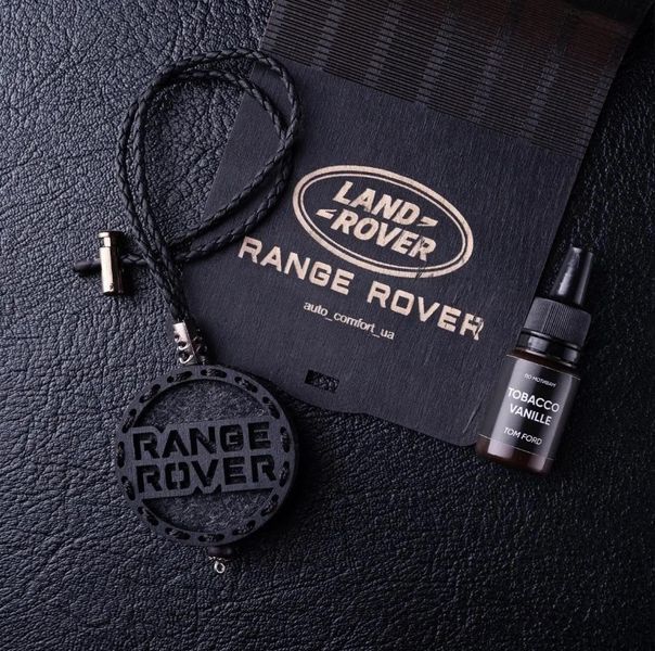 Ароматизатор в машину RANGE ROVER з темного дерева, подарунок чоловікові AR-RANGEROVER-111 фото